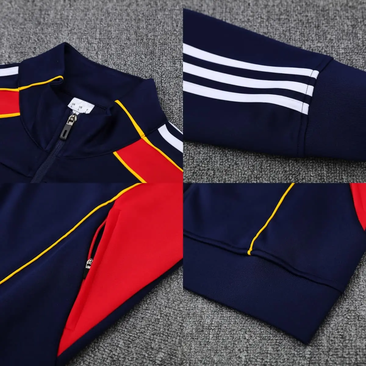 TCA Sportswear BQ2316 Full Zipper Tracksuit detail 1
