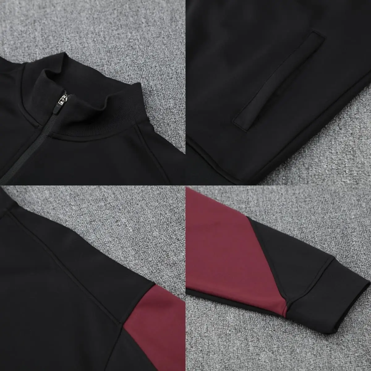 TCA Sportswear BQ2318 Full Zipper Tracksuit detail 1