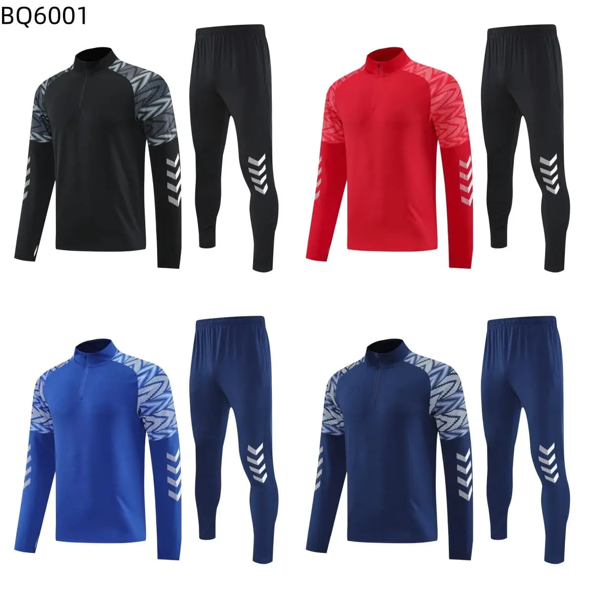 Wholesale Quarter Zipper Tracksuit apparel
