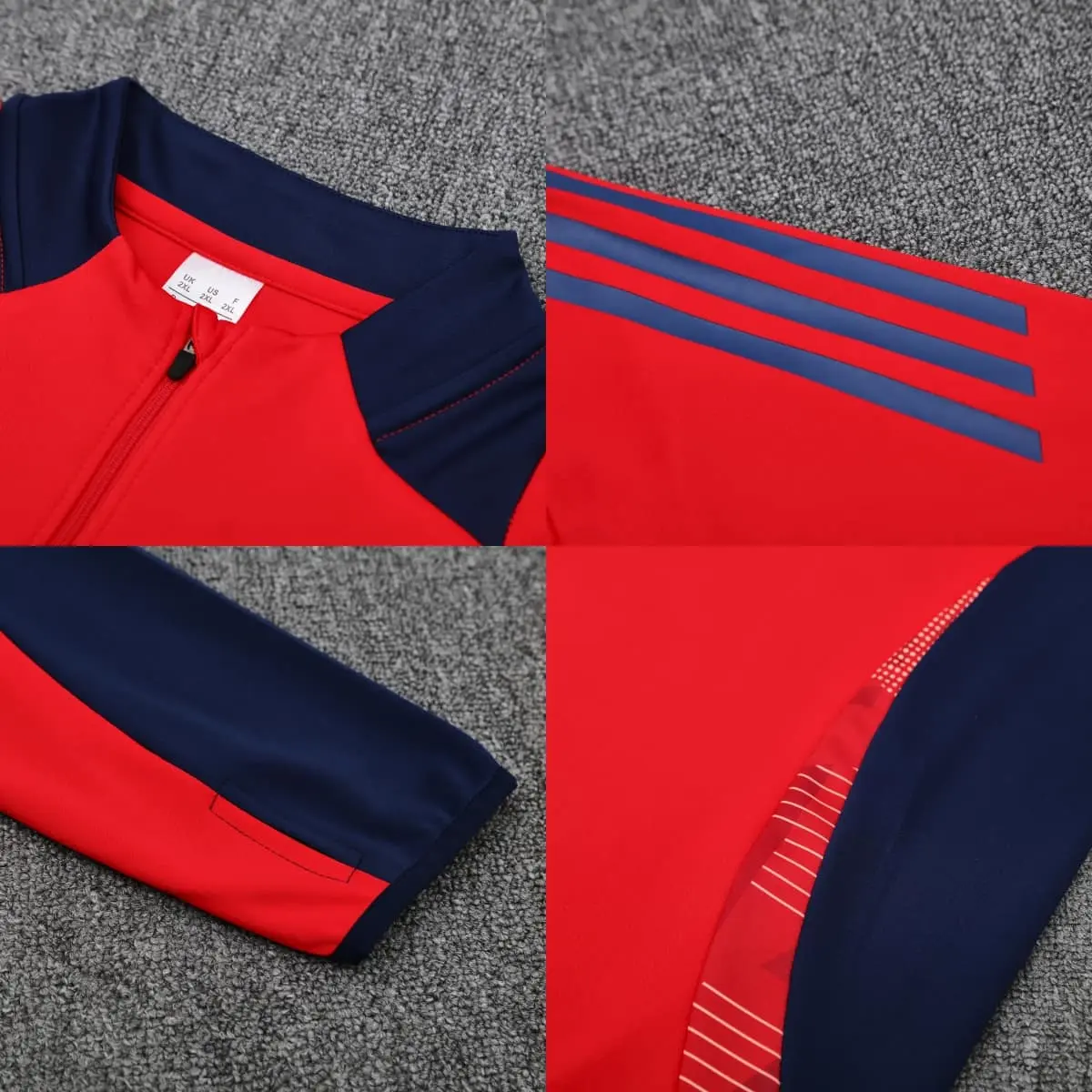 TCA Sportswear BQ6002 Quarter Zipper Tracksuit detail 1