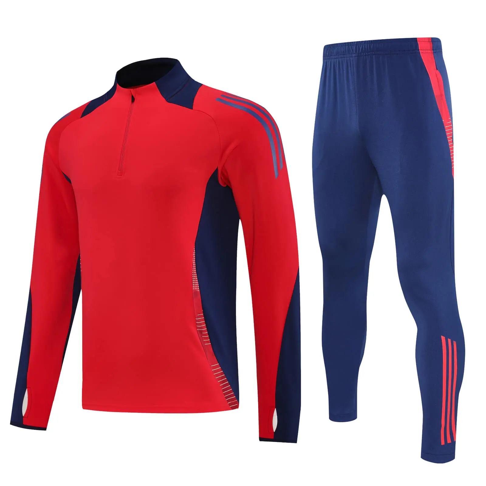 TCA Sportswear BQ6002 Quarter Zipper Tracksuit colorway 1