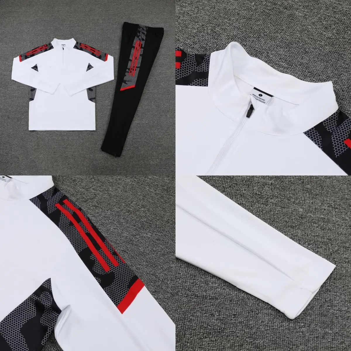 TCA Sportswear BQ6003 Quarter Zipper Tracksuit detail 1