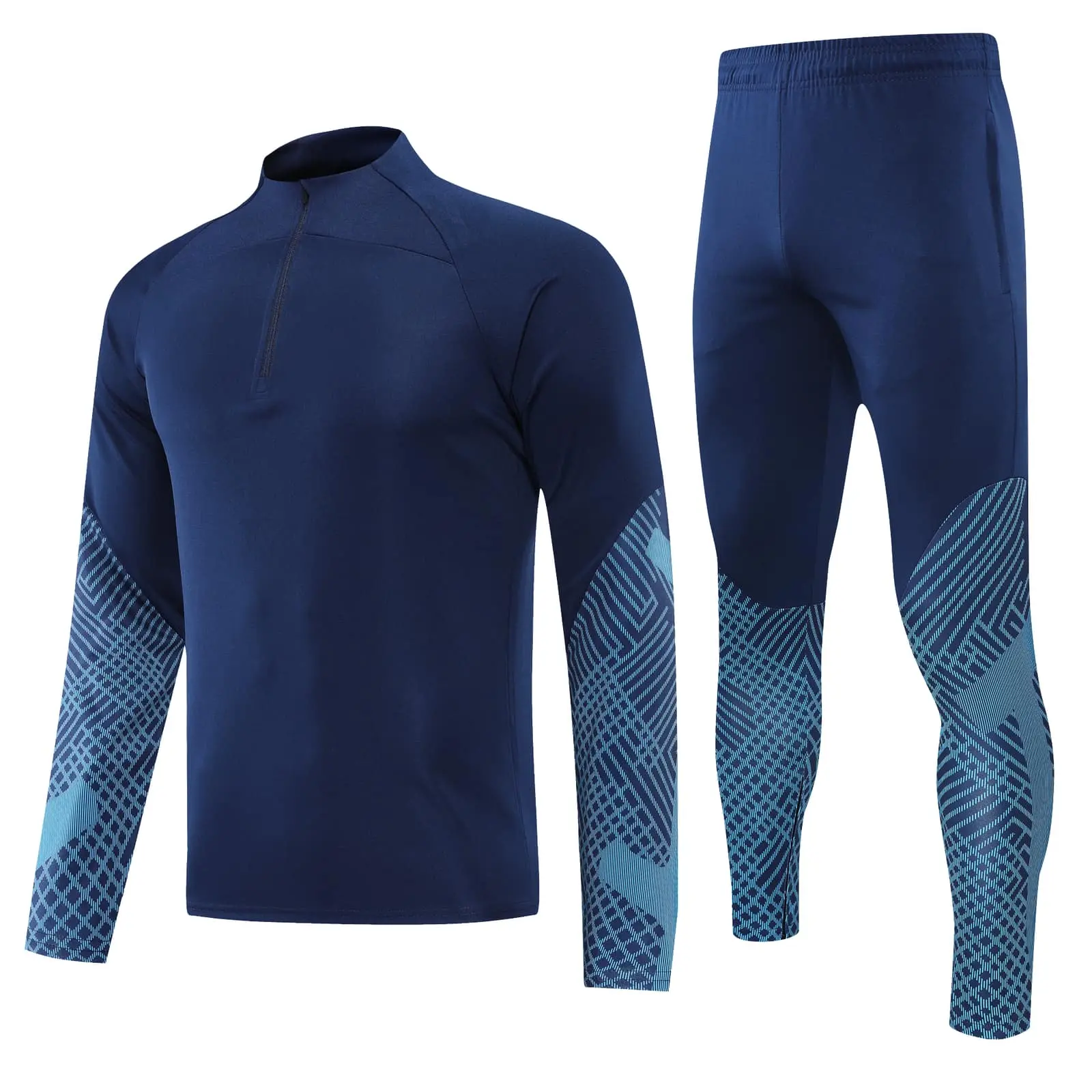 TCA Sportswear BQ6004 Quarter Zipper Tracksuit colorway 1