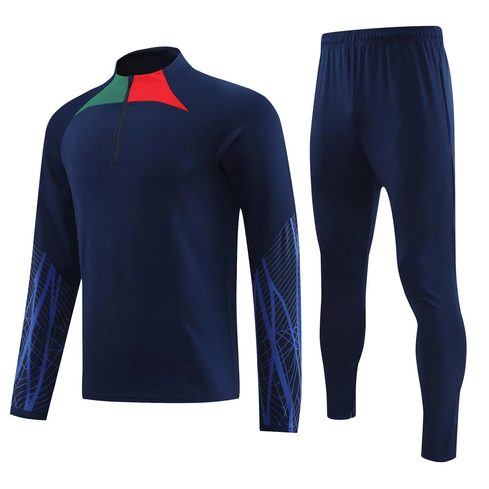 TCA Sportswear BQ6006 Quarter Zipper Tracksuit colorway 4