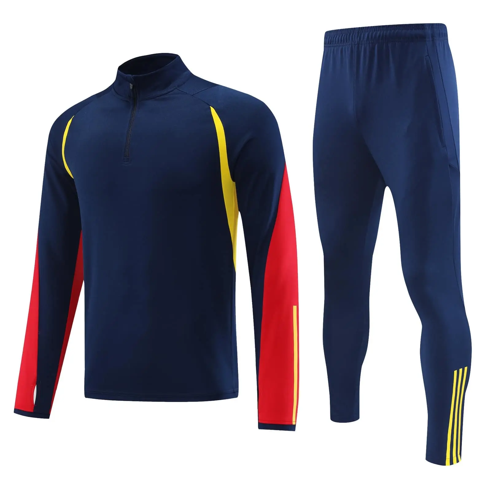 TCA Sportswear BQ6008 Quarter Zipper Tracksuit colorway 1