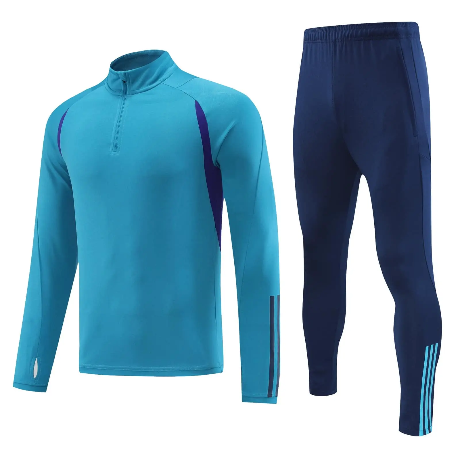 TCA Sportswear BQ6008 Quarter Zipper Tracksuit colorway 3