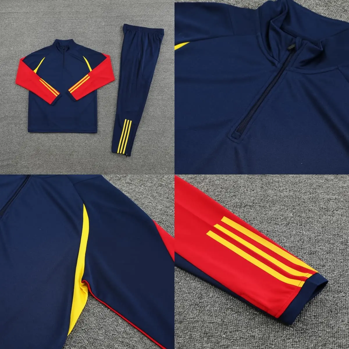 TCA Sportswear BQ6008 Quarter Zipper Tracksuit detail 1