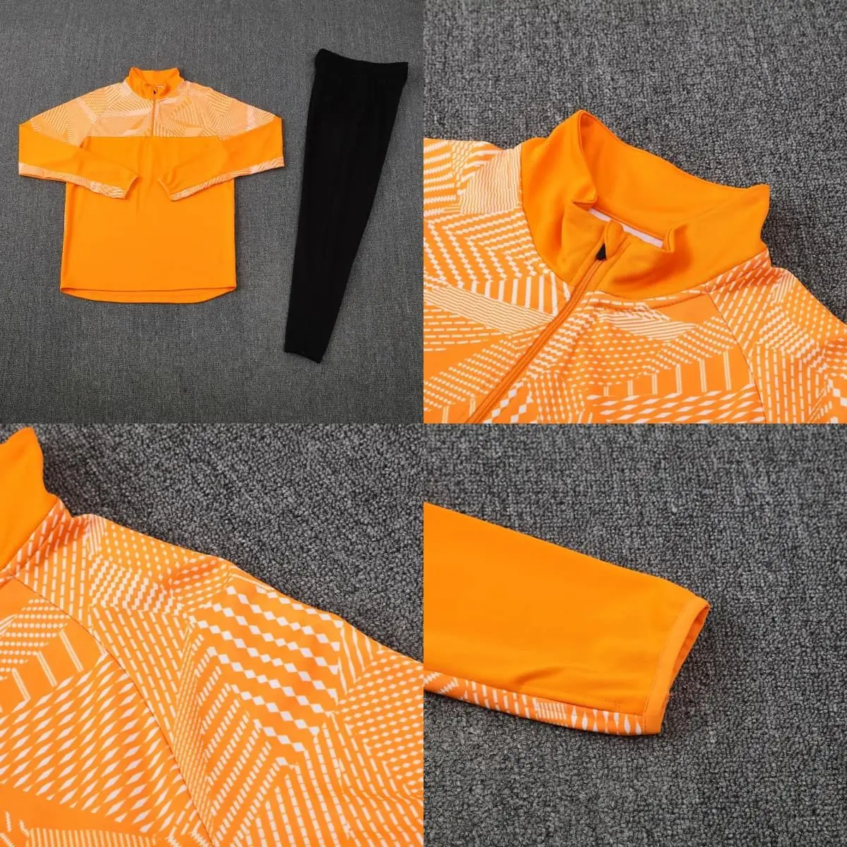 TCA Sportswear BQ6009 Quarter Zipper Tracksuit detail 1