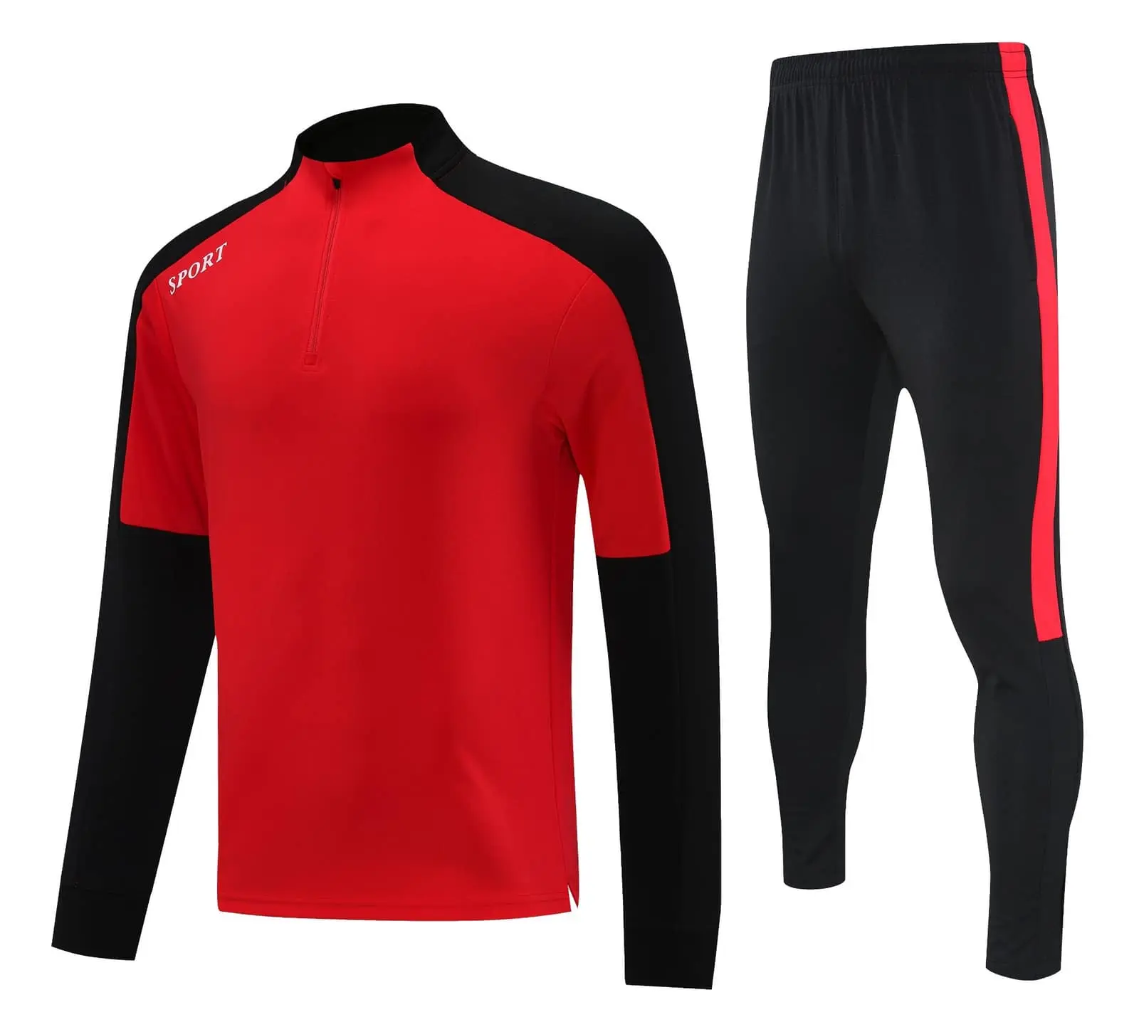 TCA Sportswear BQ6011 Quarter Zipper Tracksuit colorway 4
