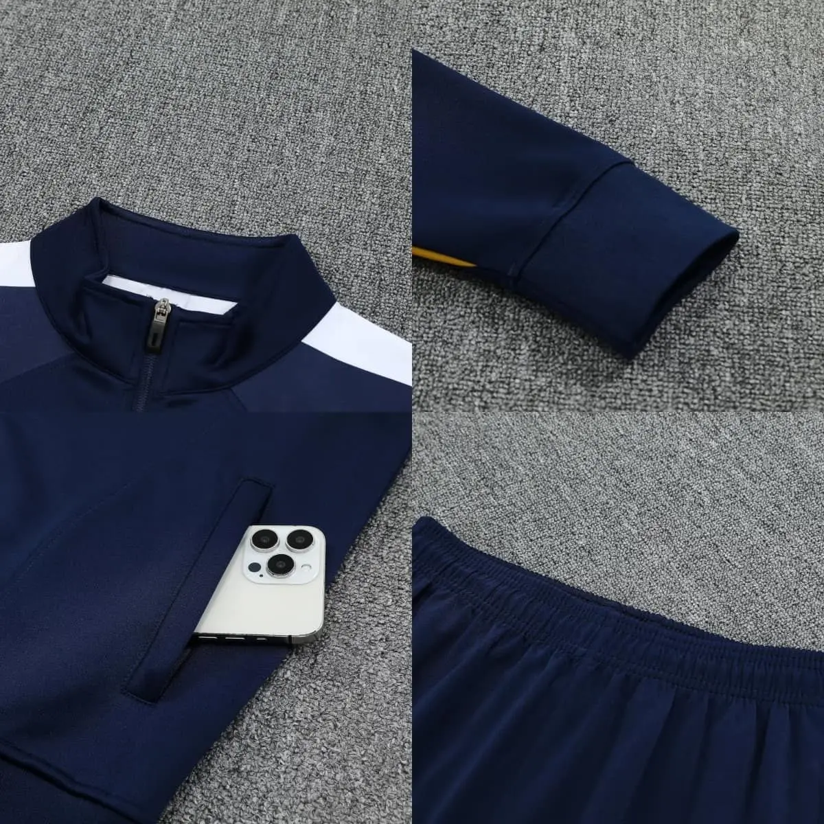 TCA Sportswear BQF04 Full Zipper Tracksuit detail 1