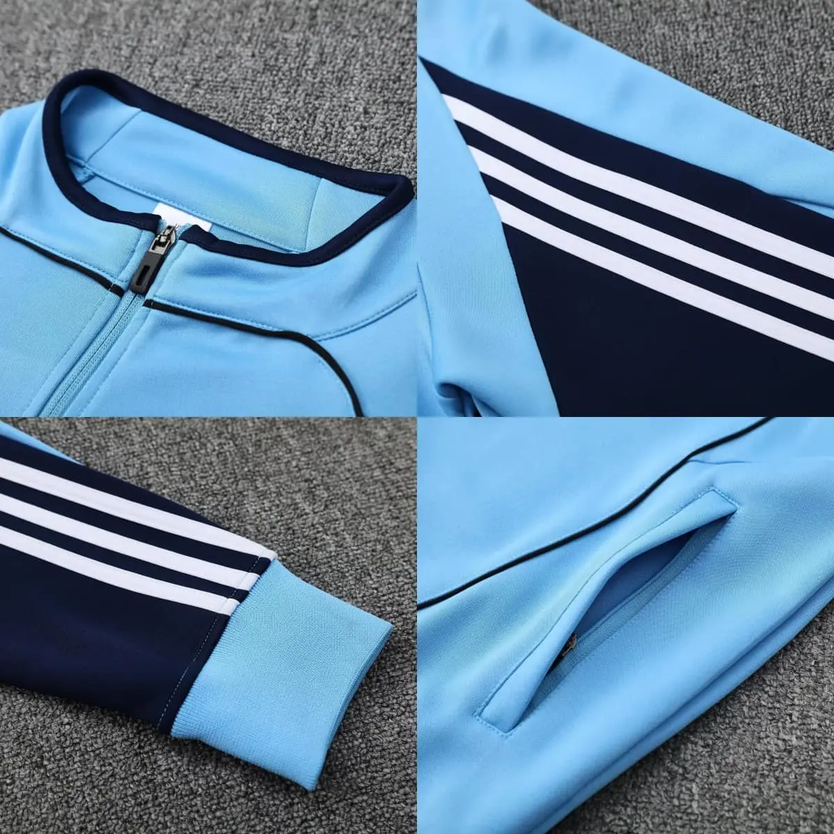 TCA Sportswear BQF05 Full Zipper Tracksuit detail 1