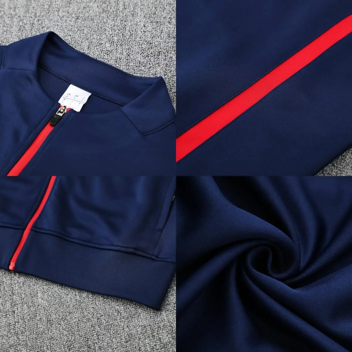 TCA Sportswear BQF06 Full Zipper Tracksuit detail 1