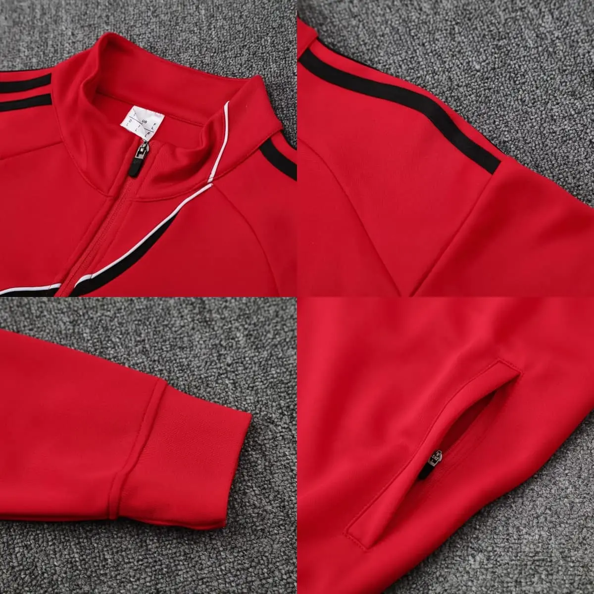 TCA Sportswear BQF09 Full Zipper Tracksuit detail 1