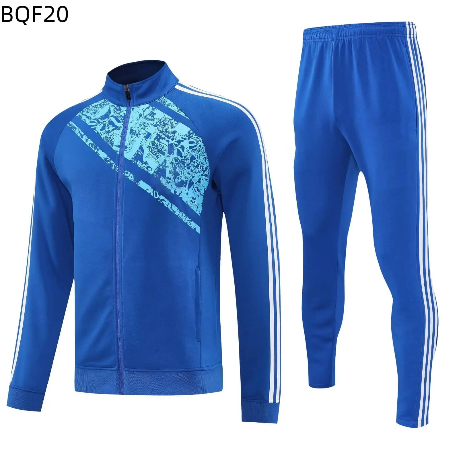 TCA Sportswear BQF20 Full Zipper Tracksuit — view 1