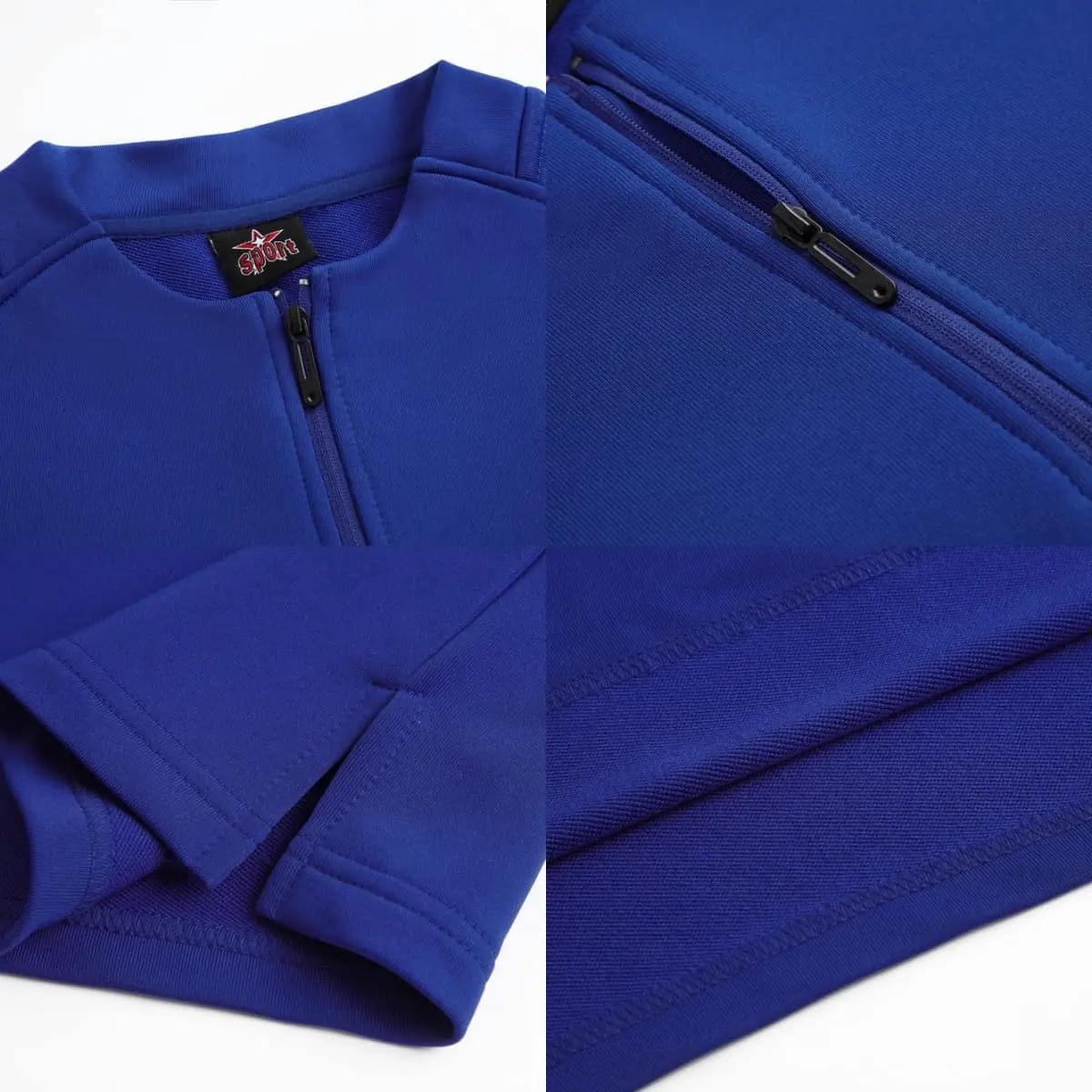 TCA Sportswear DN1002 Quarter Zipper Tracksuit detail 1