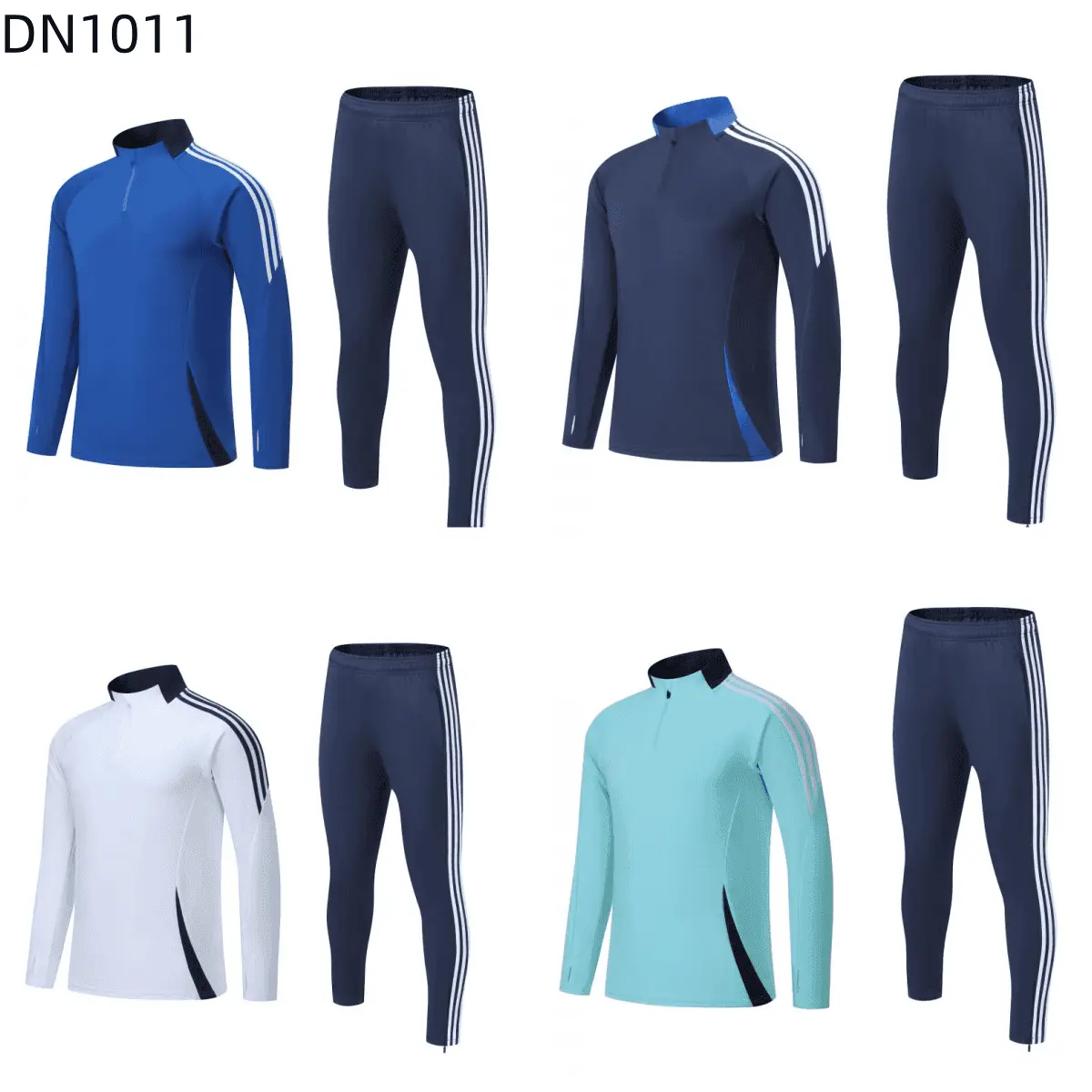 TCA Sportswear DN1011 Quarter Zipper Tracksuit   — view 1