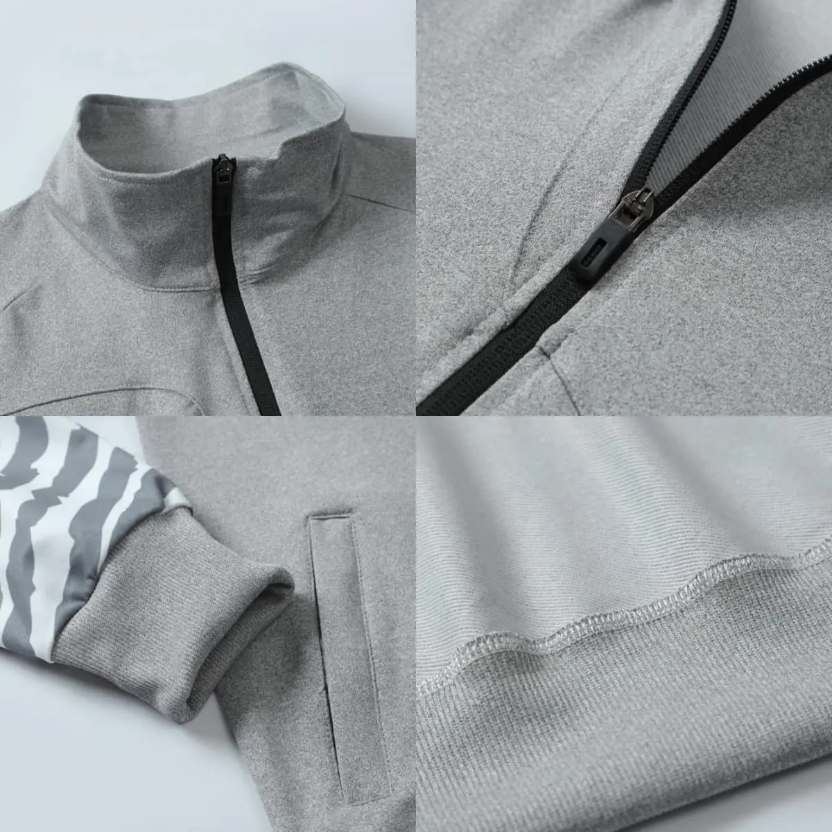 TCA Sportswear DN6007 Full Zipper Tracksuit detail 1