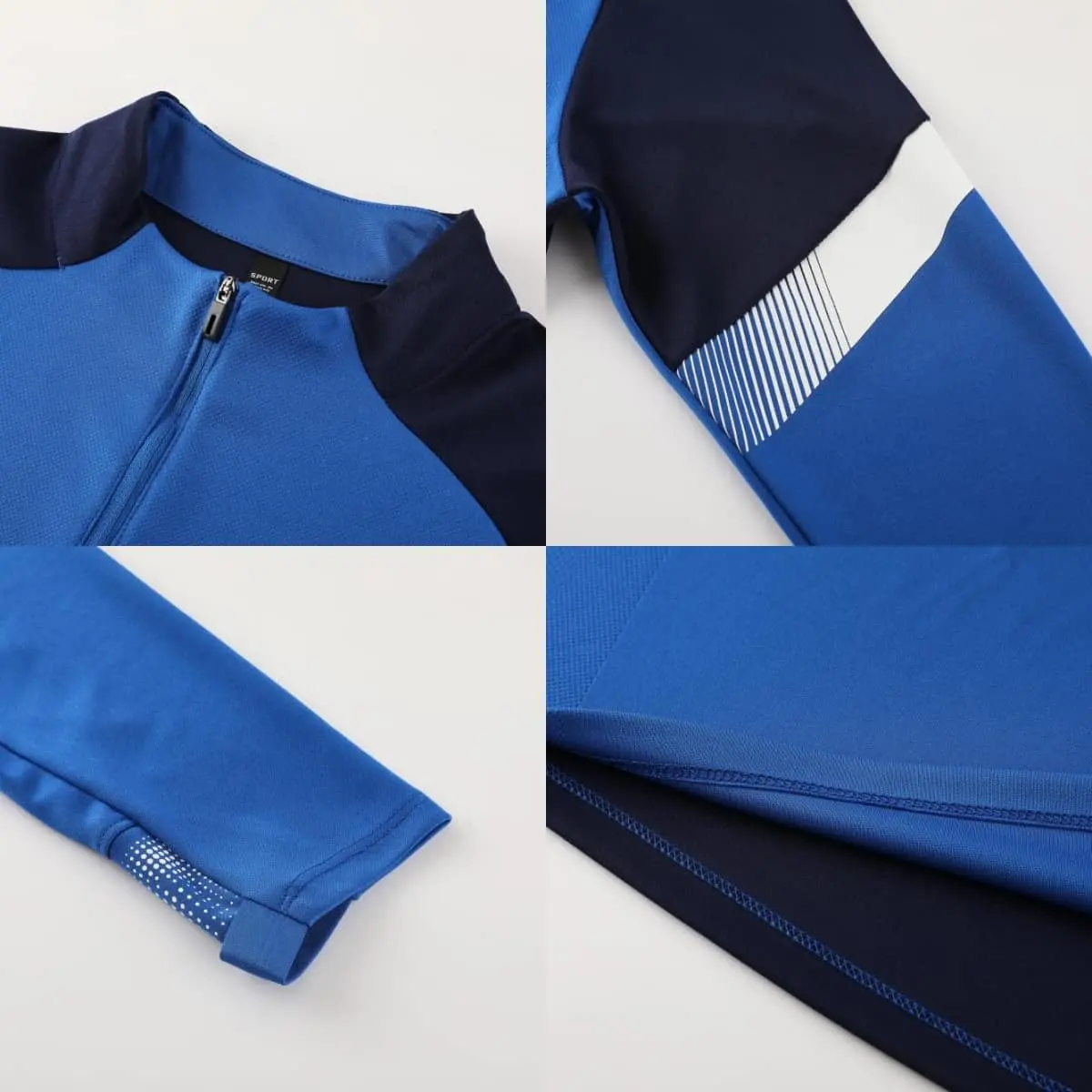 TCA Sportswear DN84012 Quarter Zipper Tracksuit detail 1