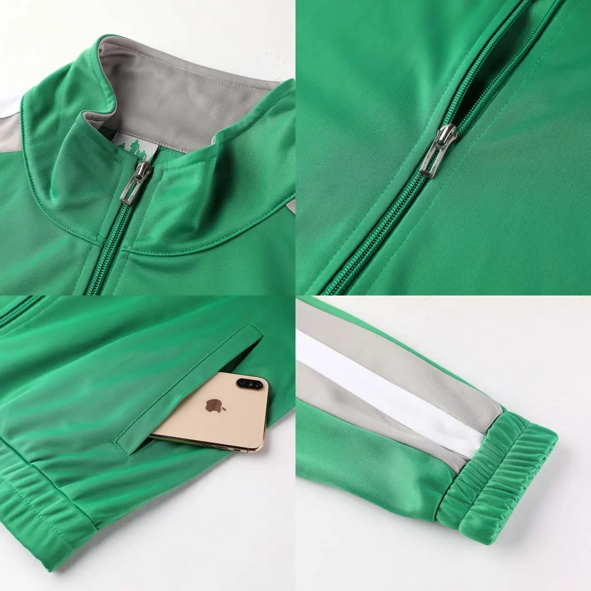 TCA Sportswear DN9405 Full Zipper Tracksuit detail 1