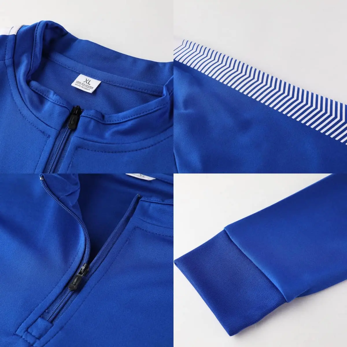 TCA Sportswear MK9801 Quarter Zipper Tracksuit detail 1