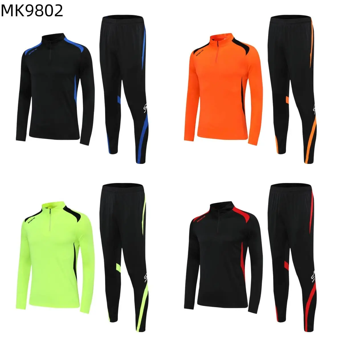 TCA Sportswear MK9802 Quarter Zipper Tracksuit   — view 1