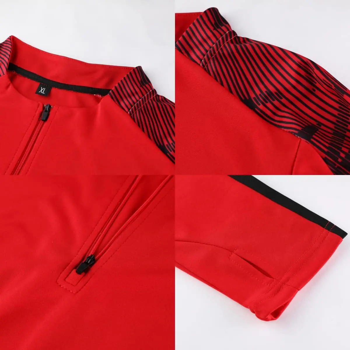 TCA Sportswear MK9803 Quarter Zipper Tracksuit detail 1