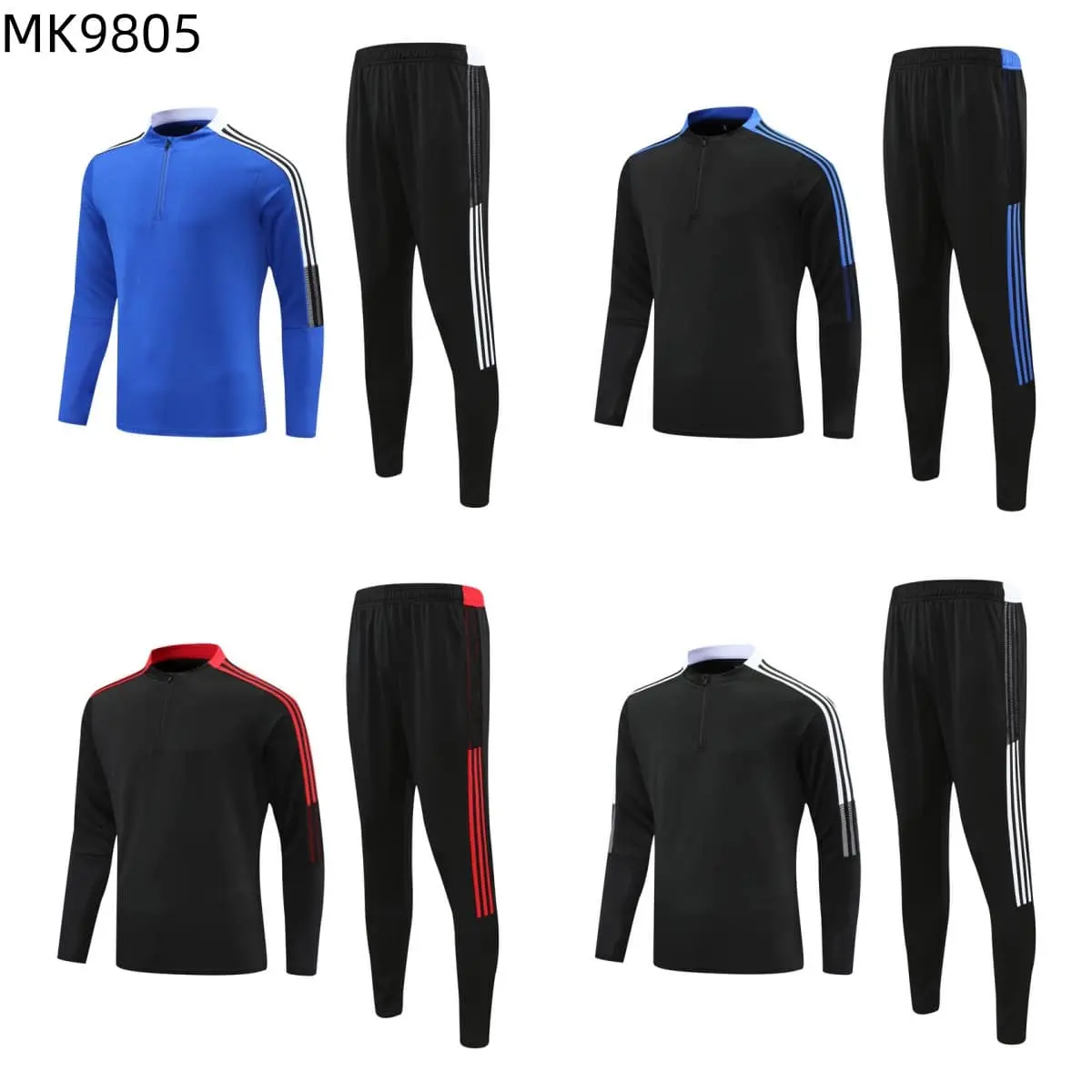 TCA Sportswear MK9805 Quarter Zipper Tracksuit   — view 1