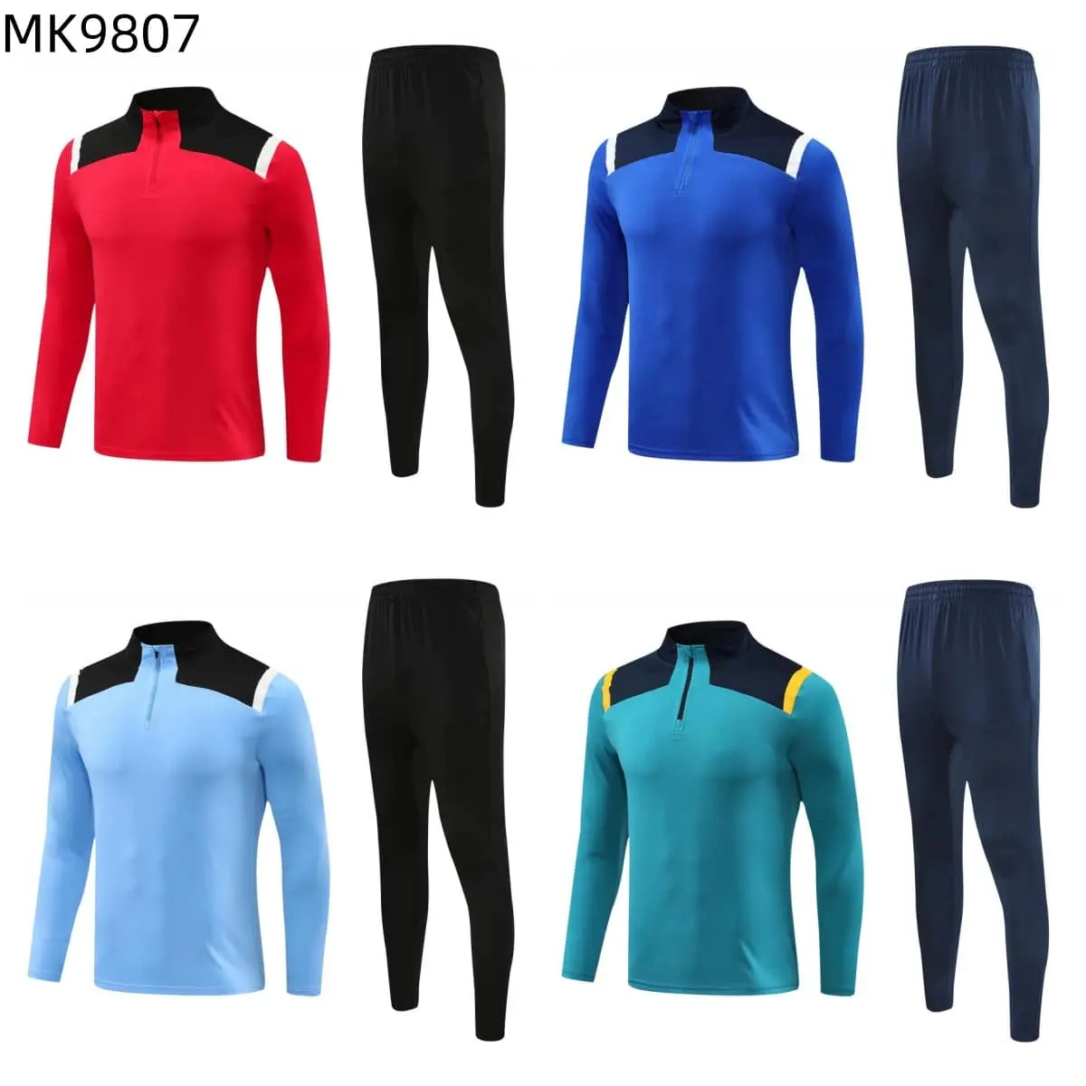 TCA Sportswear MK9807 Quarter Zipper Tracksuit   — view 1
