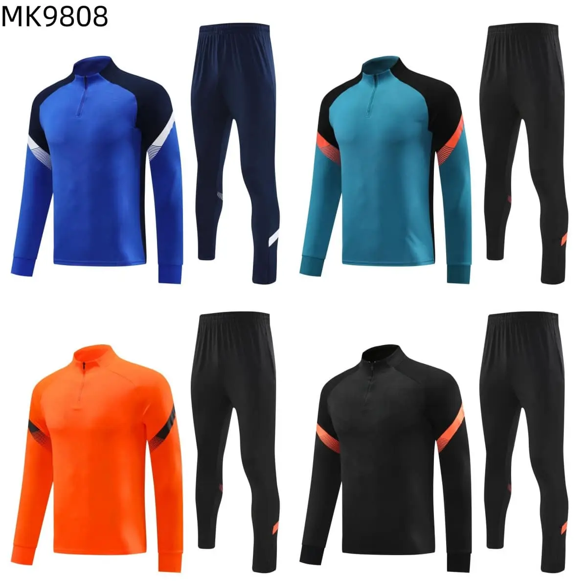 TCA Sportswear MK9808 Quarter Zipper Tracksuit   — view 1