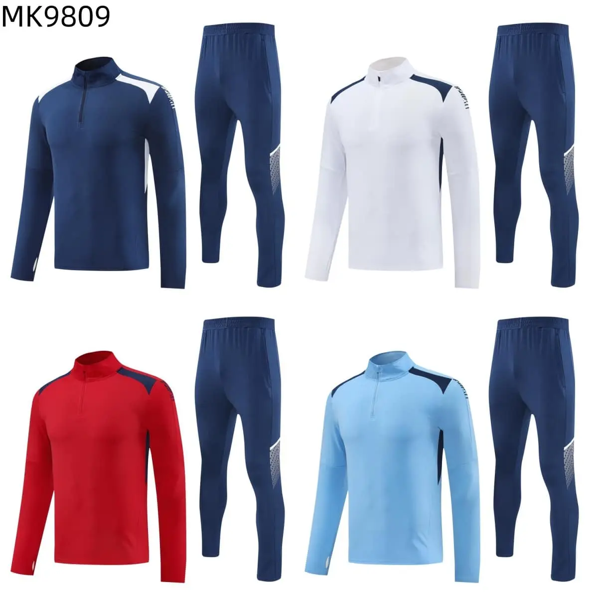 TCA Sportswear MK9809 Quarter Zipper Tracksuit   — view 1