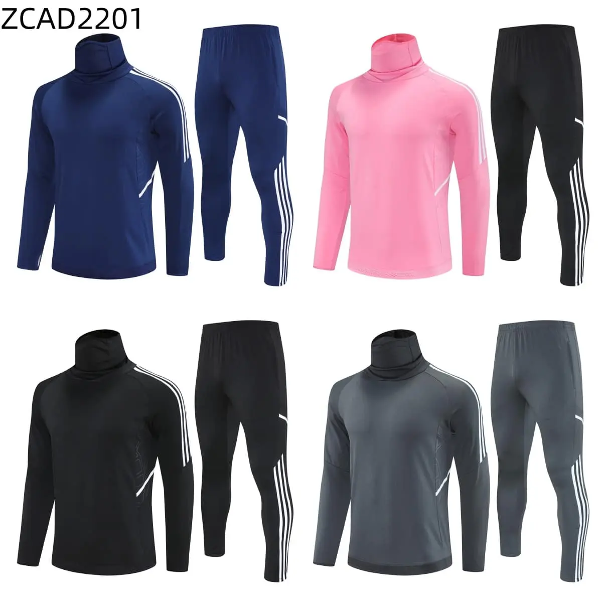 TCA Sportswear ZCAD2201 Quarter Zipper Tracksuit — view 1