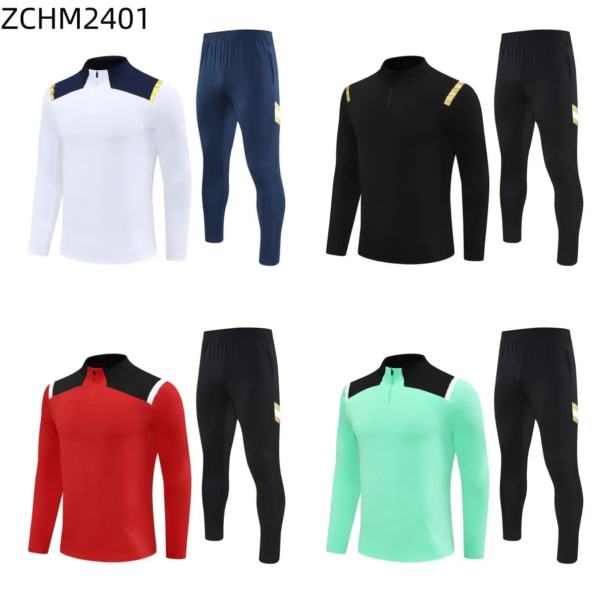 TCA Sportswear ZCHM2401 Quarter Zipper Tracksuit — view 1