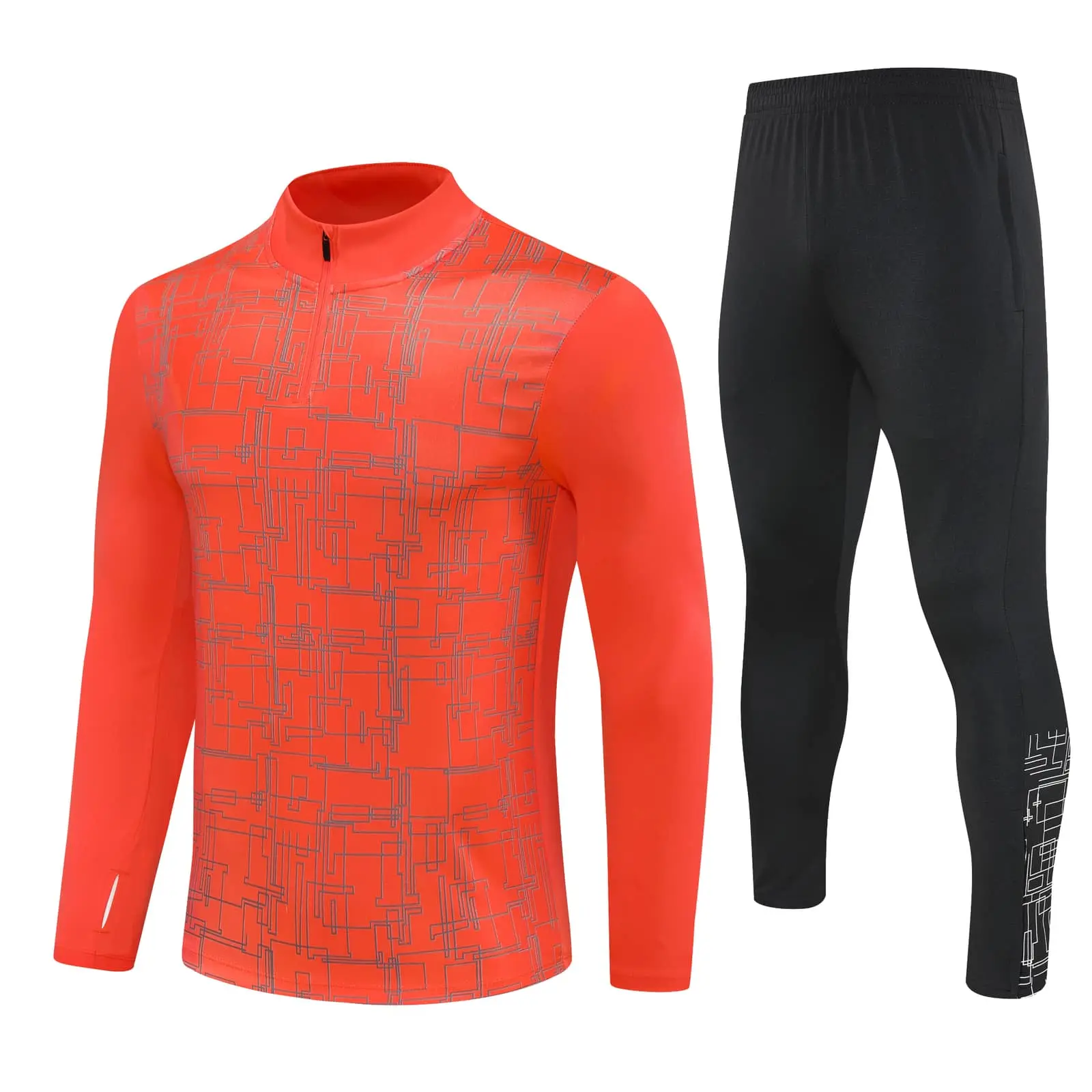 TCA Sportswear ZCHM2402 Quarter Zipper Tracksuit colorway 1