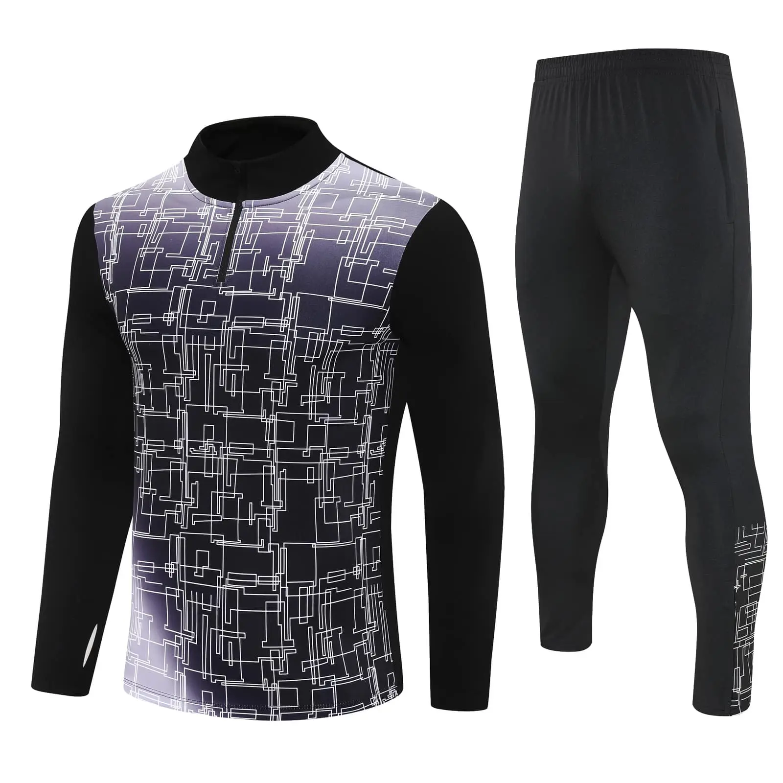 TCA Sportswear ZCHM2402 Quarter Zipper Tracksuit colorway 2