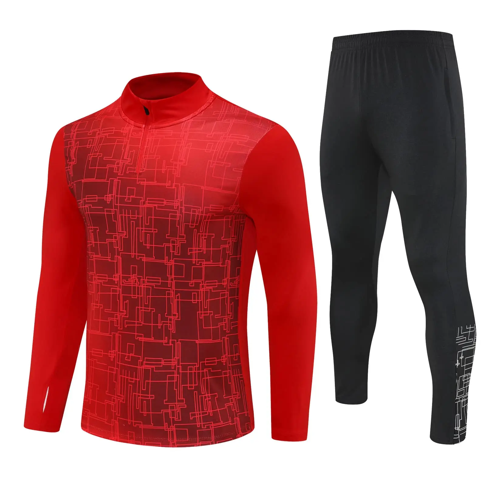 TCA Sportswear ZCHM2402 Quarter Zipper Tracksuit colorway 3