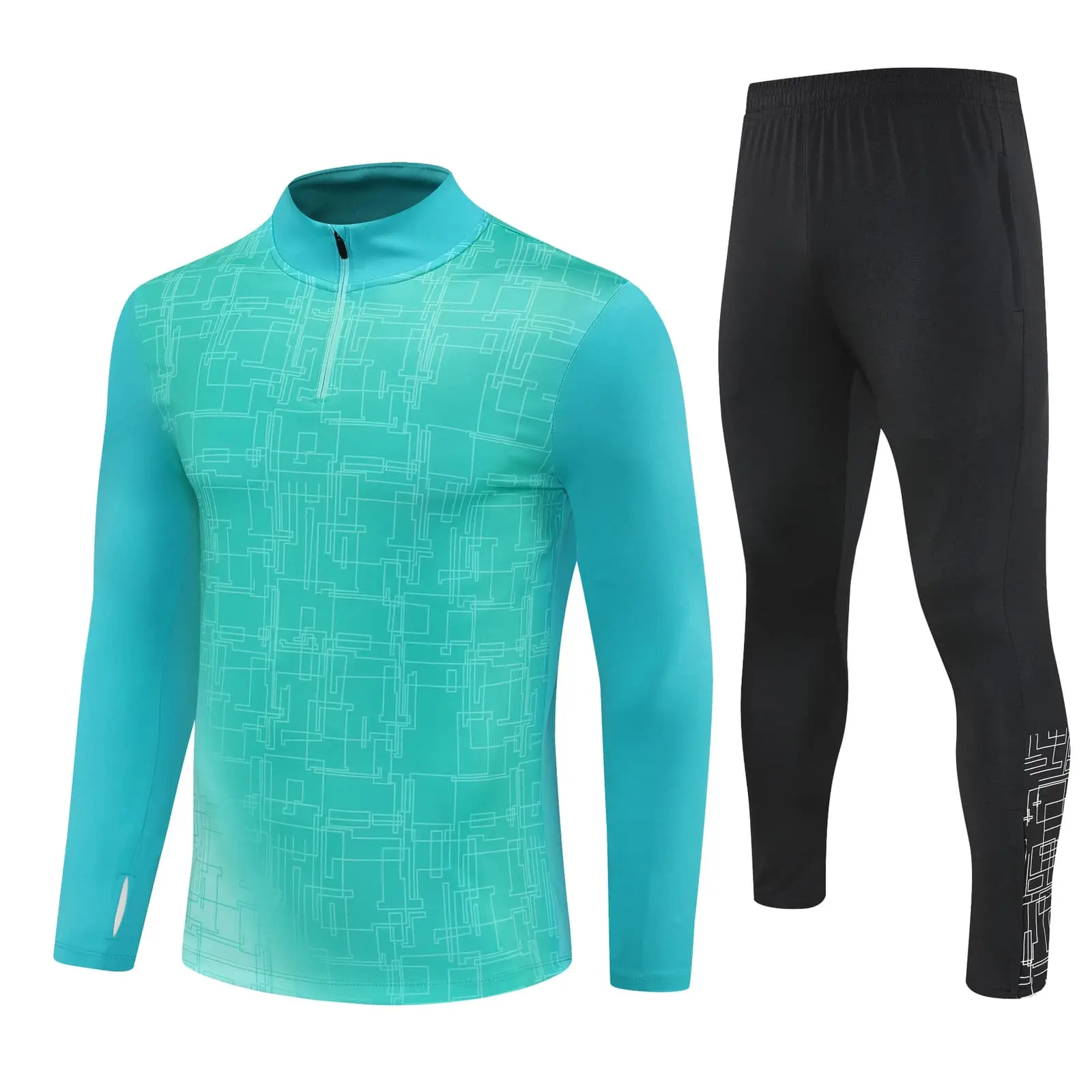 TCA Sportswear ZCHM2402 Quarter Zipper Tracksuit colorway 4
