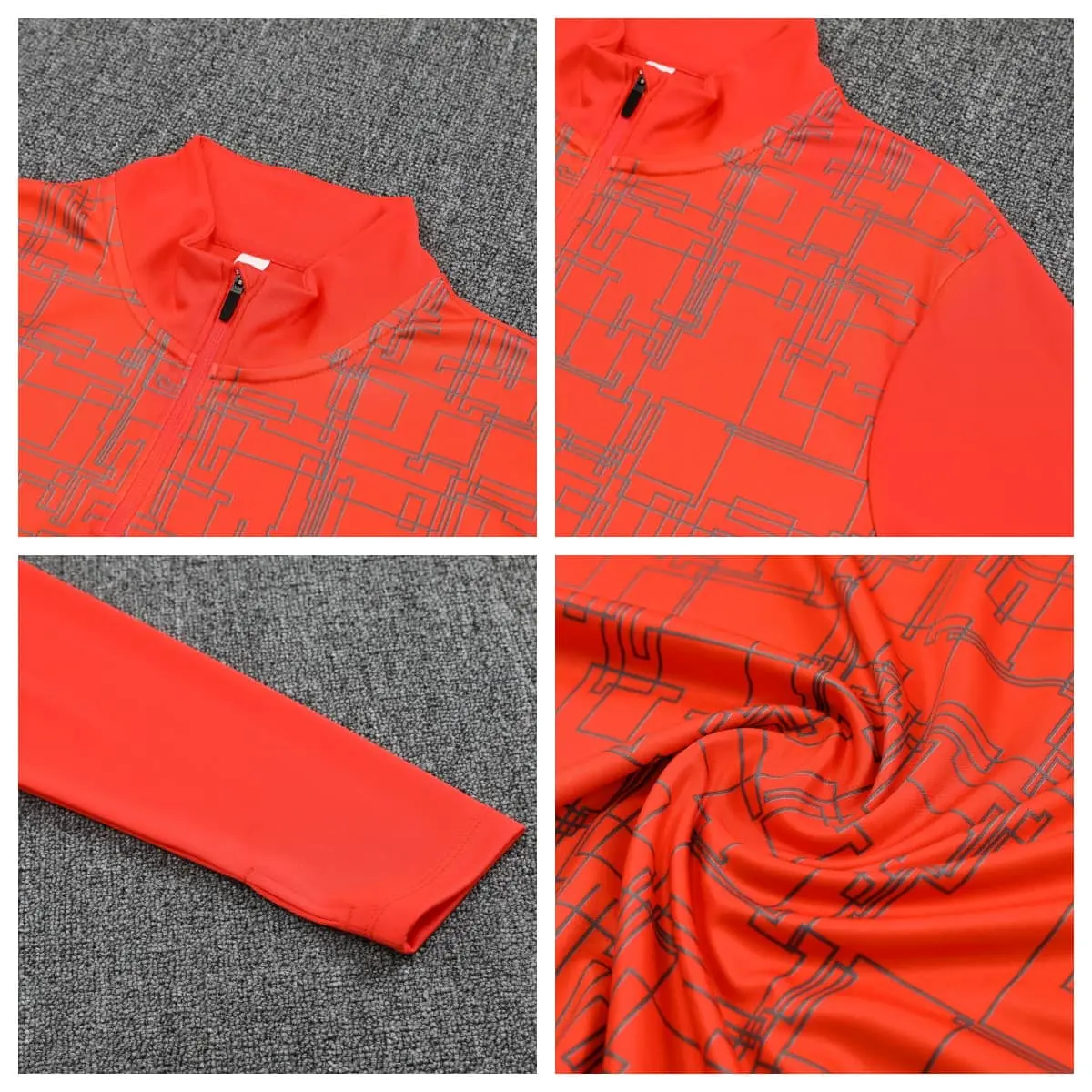 TCA Sportswear ZCHM2402 Quarter Zipper Tracksuit detail 1