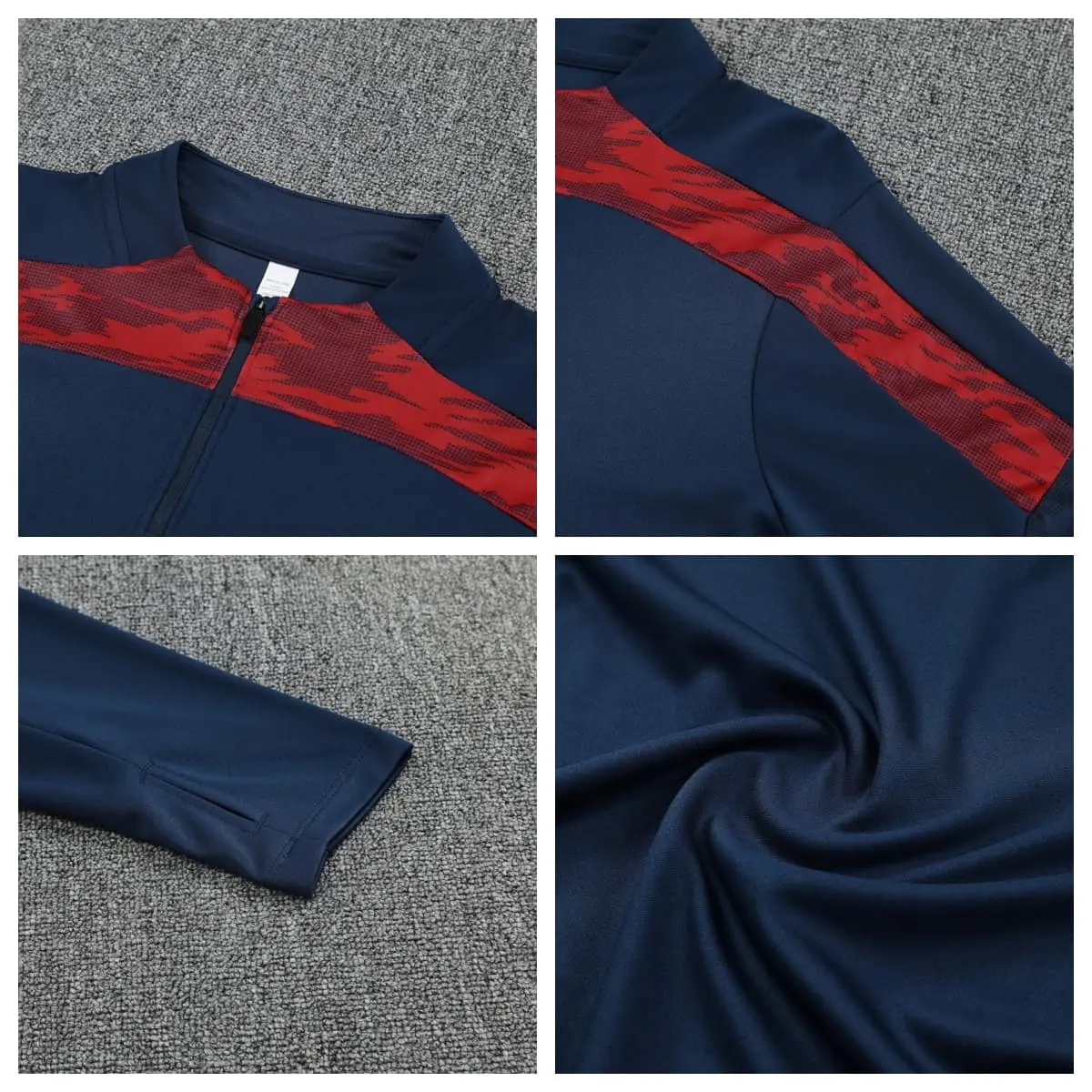 TCA Sportswear ZCHM2403 Quarter Zipper Tracksuit detail 1