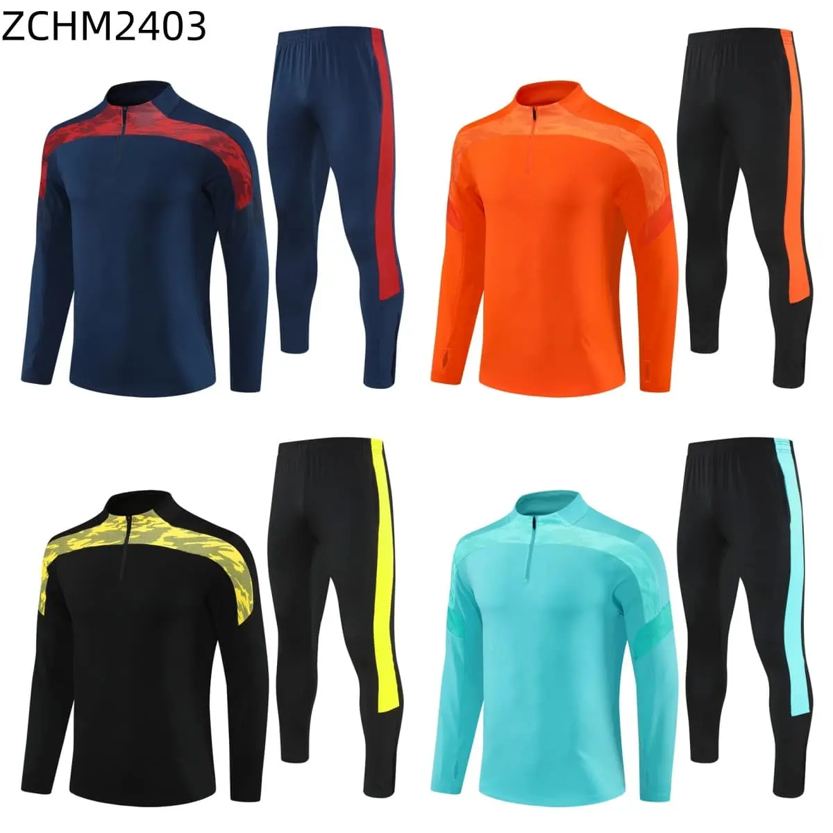 TCA Sportswear ZCHM2403 Quarter Zipper Tracksuit — view 1