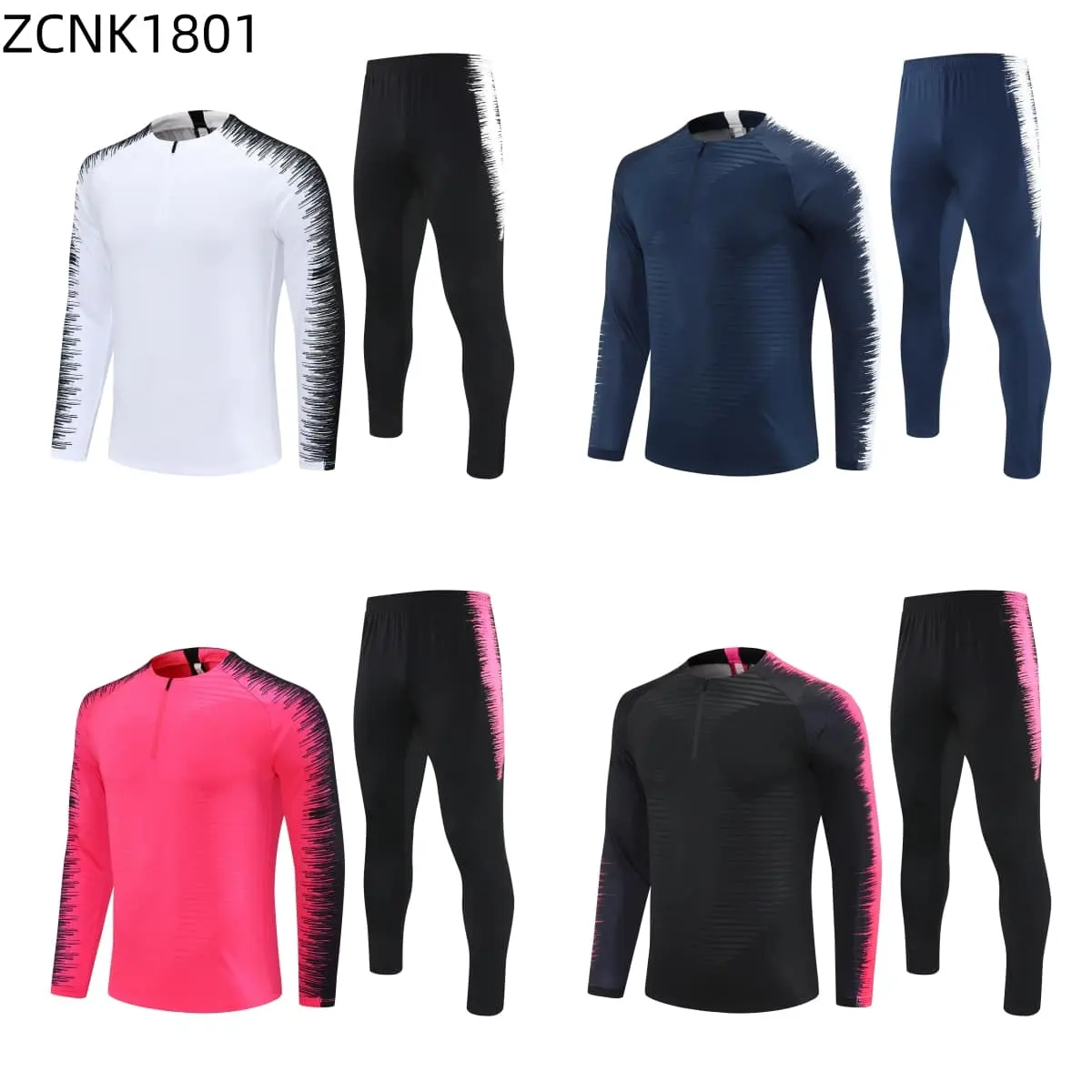 TCA Sportswear ZCNK1801 Quarter Zipper Tracksuit — view 1